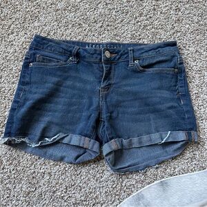 Aeropostale Women's Blue Denim Shorts